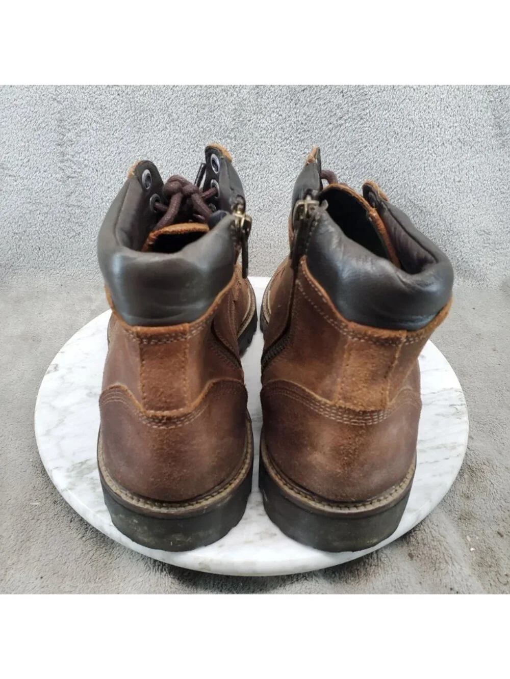 Flag Ltd Shoes Mens Size 10 Marsen Brown Leathe Cap Toe Hiker Boots Boots *Read*